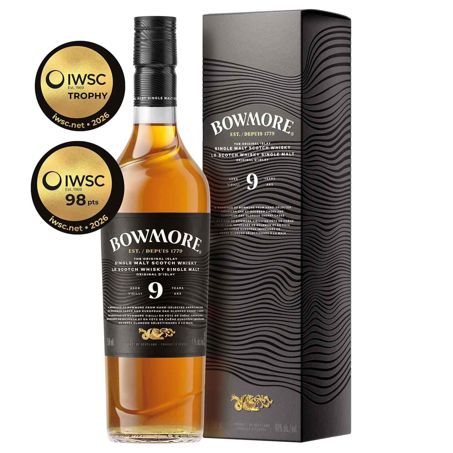 Bowmore 9-Year-Old Single Malt Whisky | Bowmore